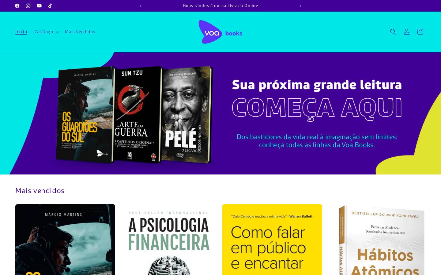 voabooks.com homepage screenshot
