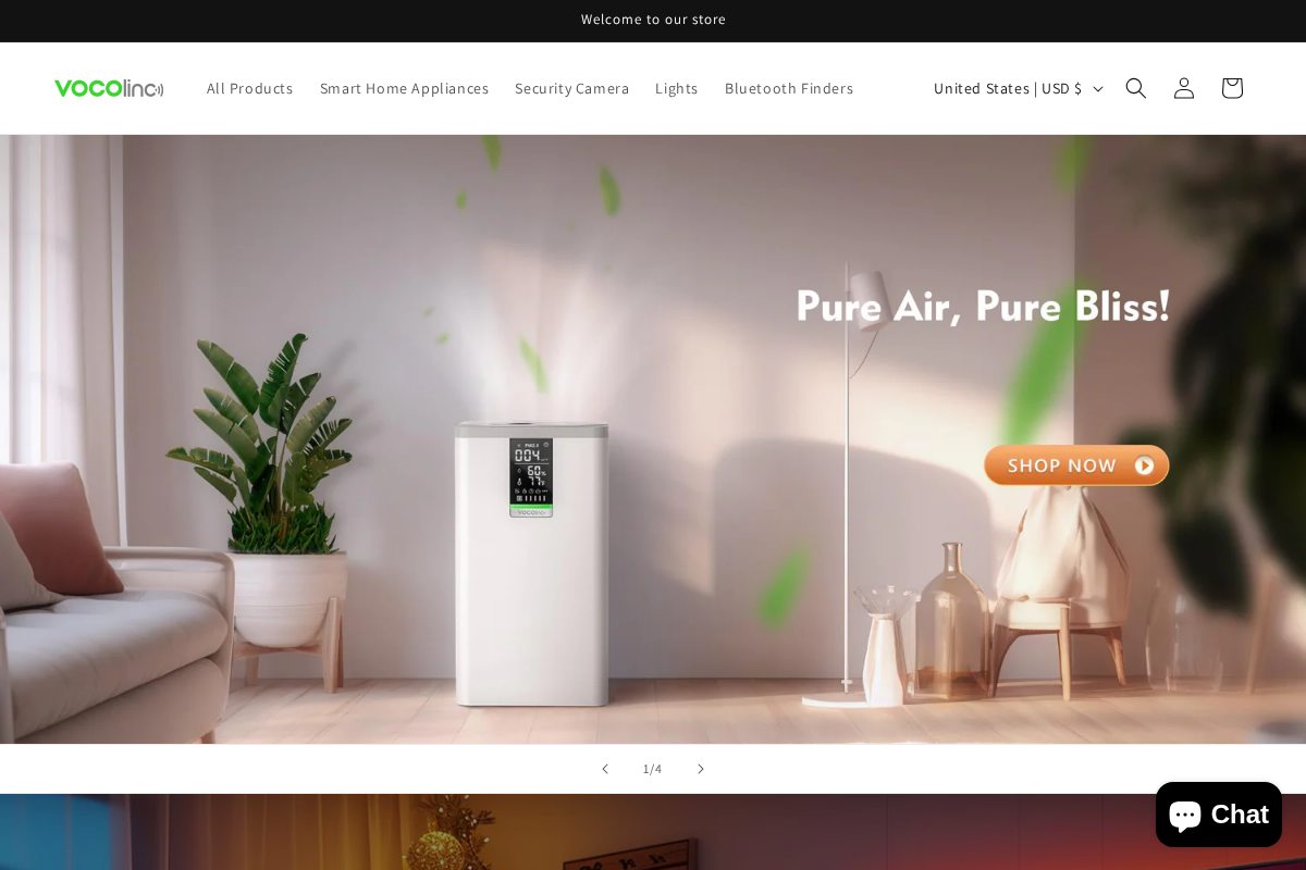 vocolinc.com homepage screenshot