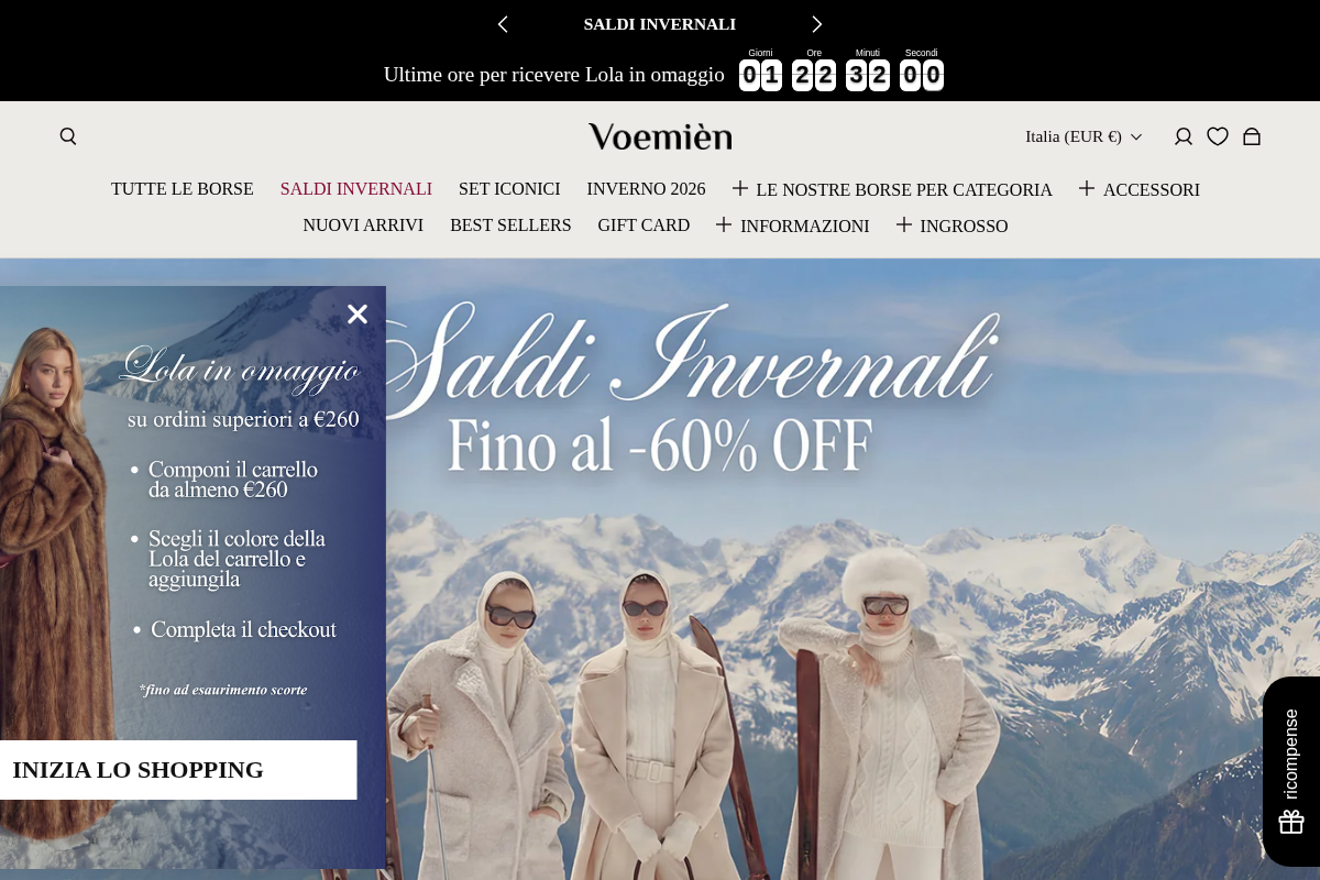 Voemien homepage screenshot