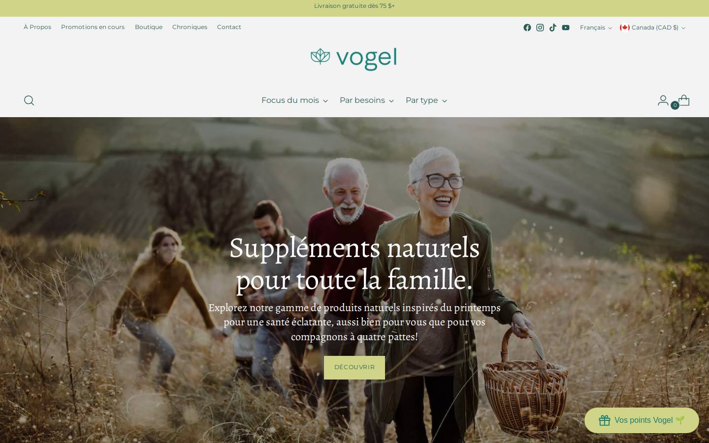 vogelstjerome.com homepage screenshot