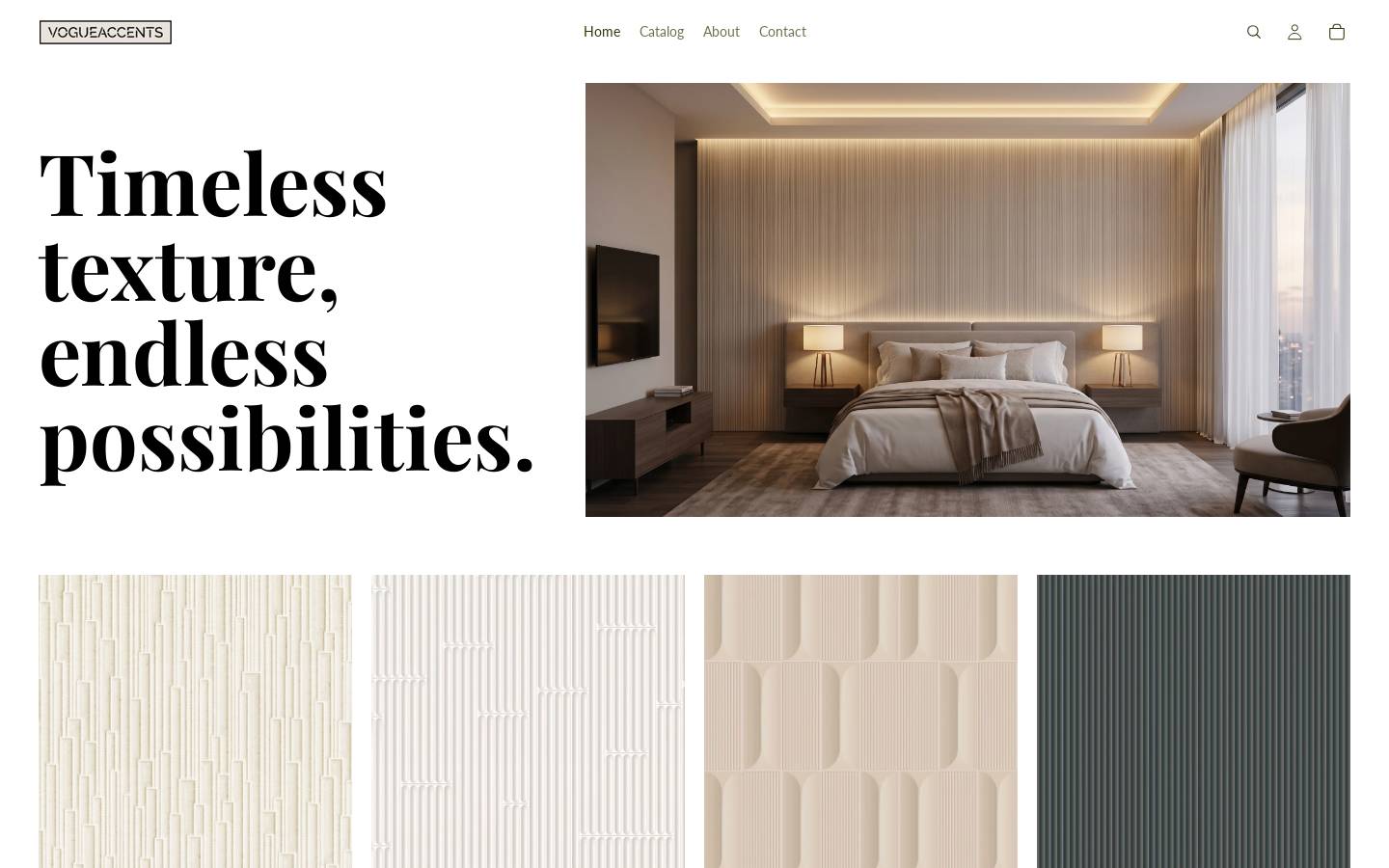 vogueaccents.com homepage screenshot