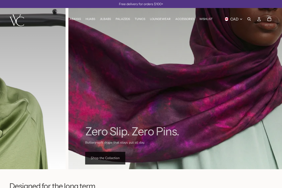 vogueandvirtueclothing.com homepage screenshot