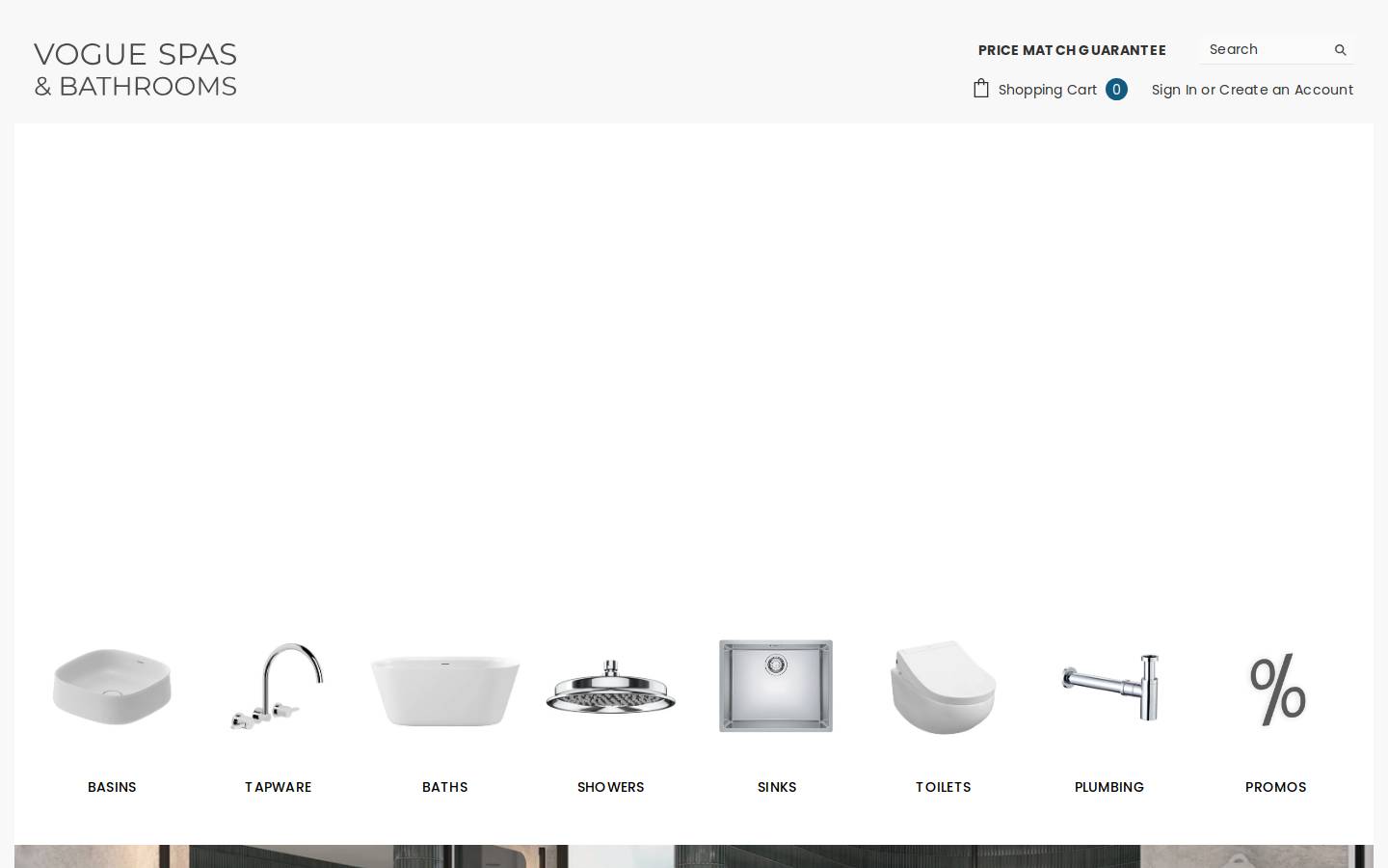 voguespas.com.au homepage screenshot