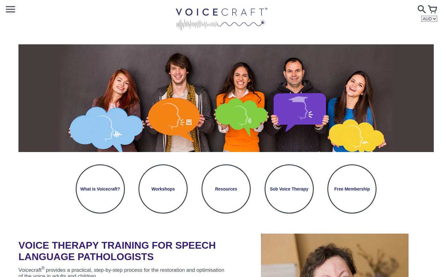 voicecraft.com.au homepage screenshot