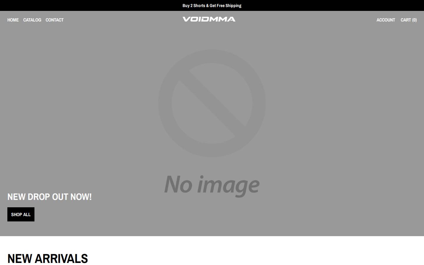 voidmma.com homepage screenshot