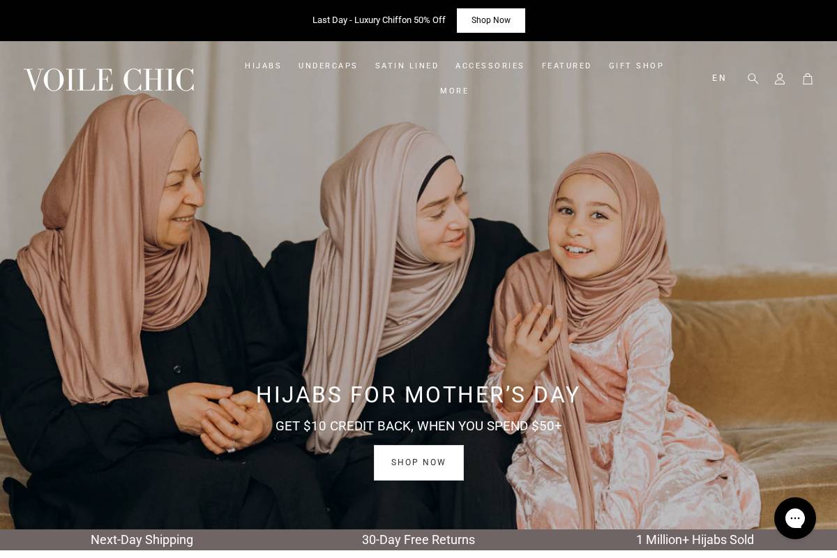 voilechic.com homepage screenshot