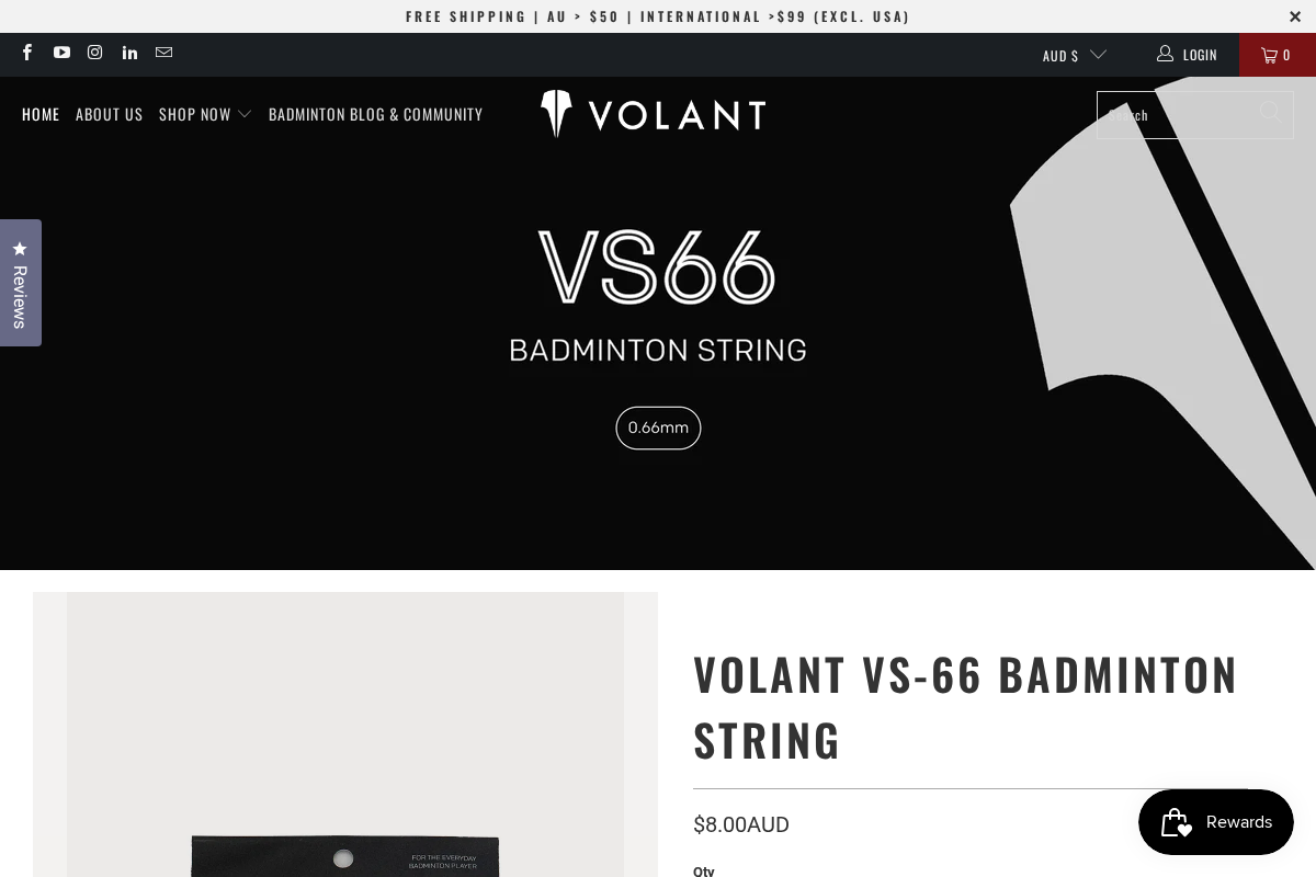 Volant homepage screenshot