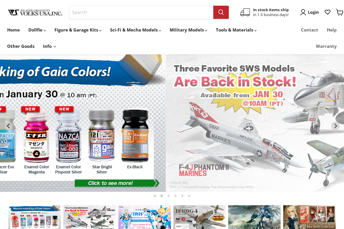 VOLKS USA, INC. homepage screenshot