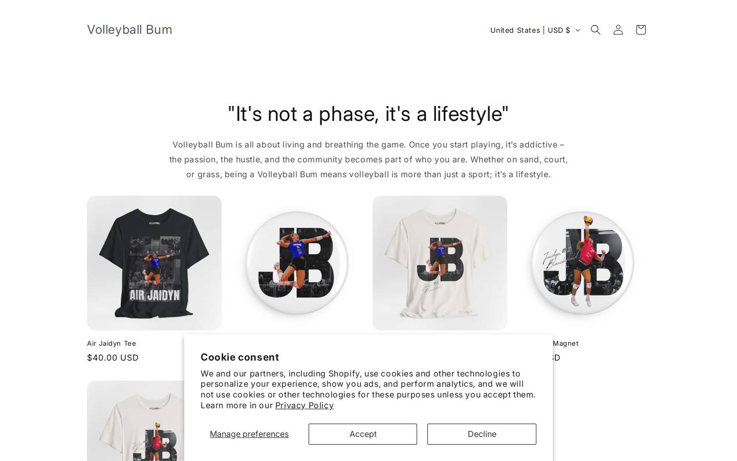 volleyballbum.com homepage screenshot