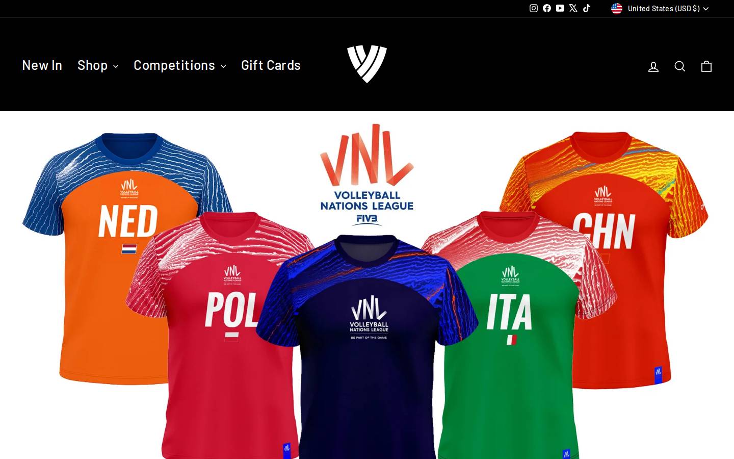 volleyballworld.com homepage screenshot