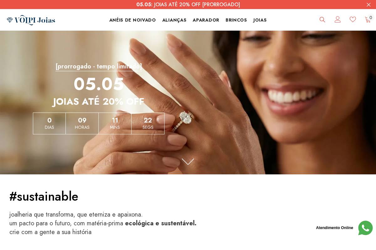volpijoias.com.br homepage screenshot