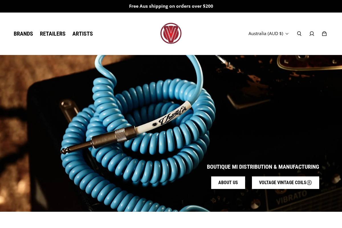 voltagemi.com homepage screenshot