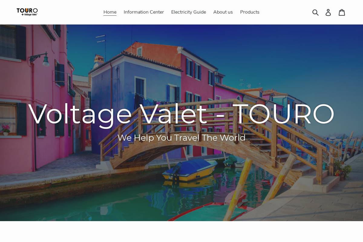 voltagevalet.com homepage screenshot