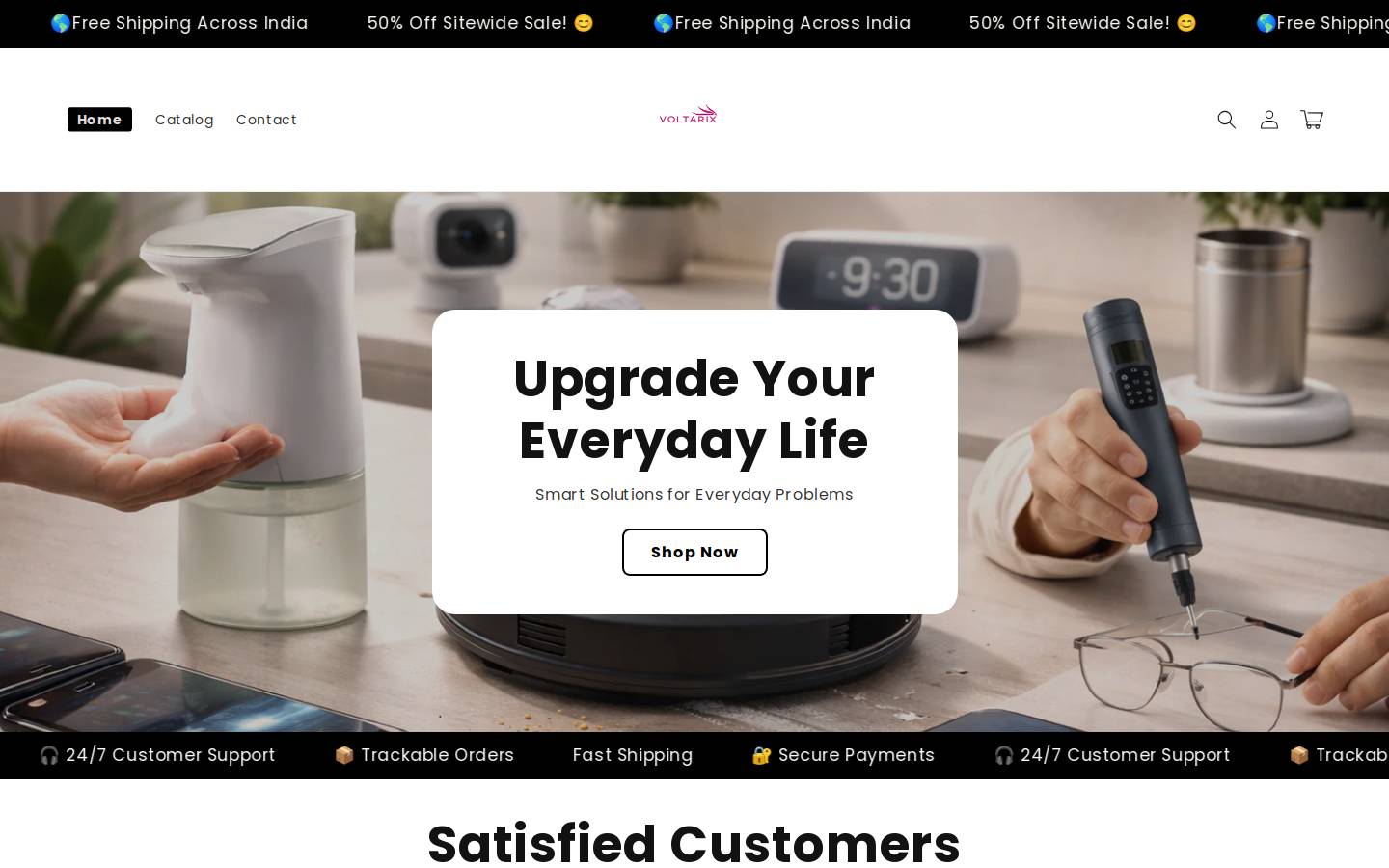 voltarix.shop homepage screenshot