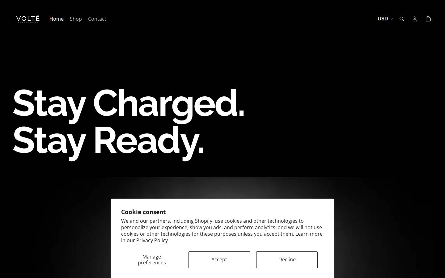 volteelectronics.com homepage screenshot