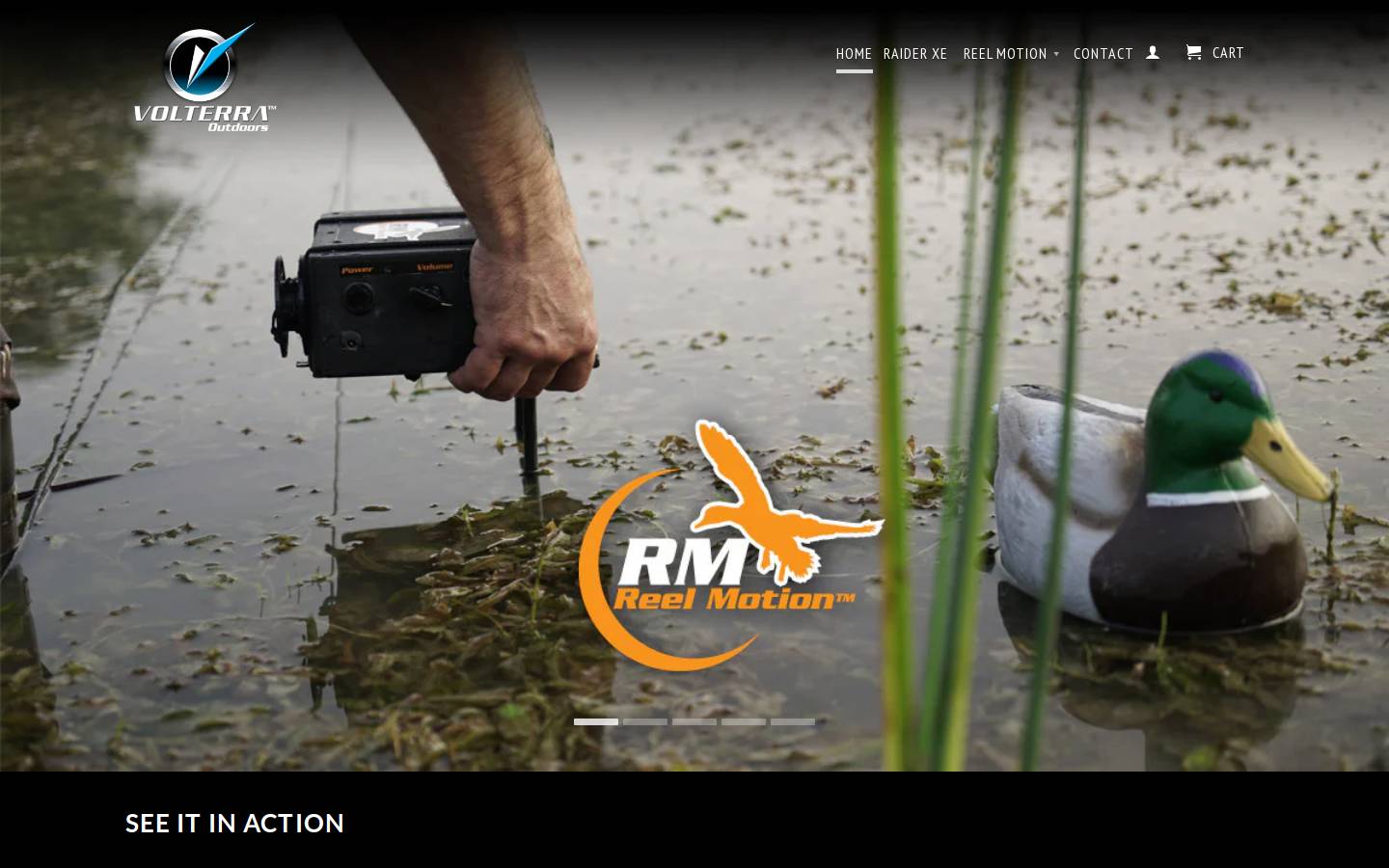 volterraoutdoors.com homepage screenshot