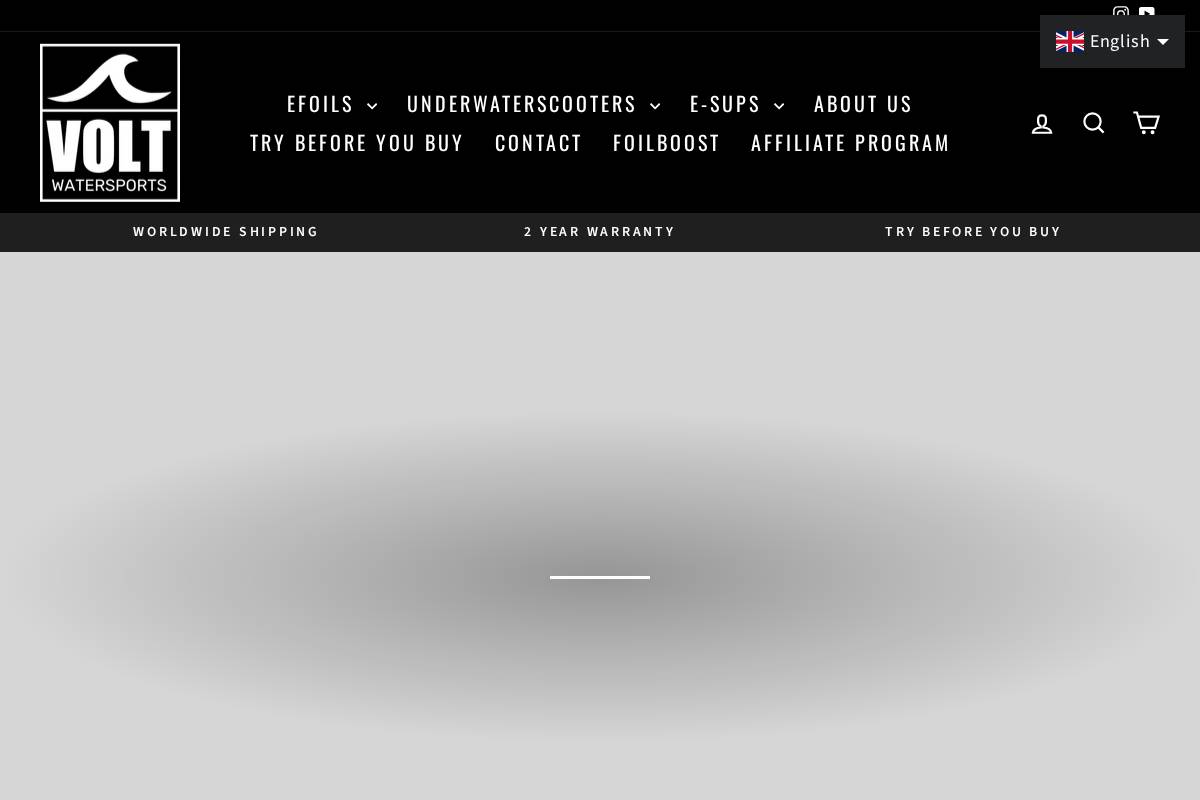 Voltwatersports homepage screenshot