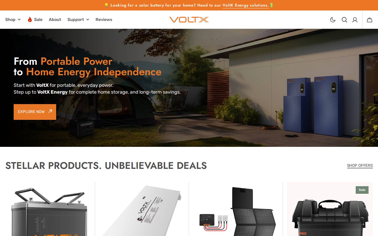 voltx.com.au homepage screenshot