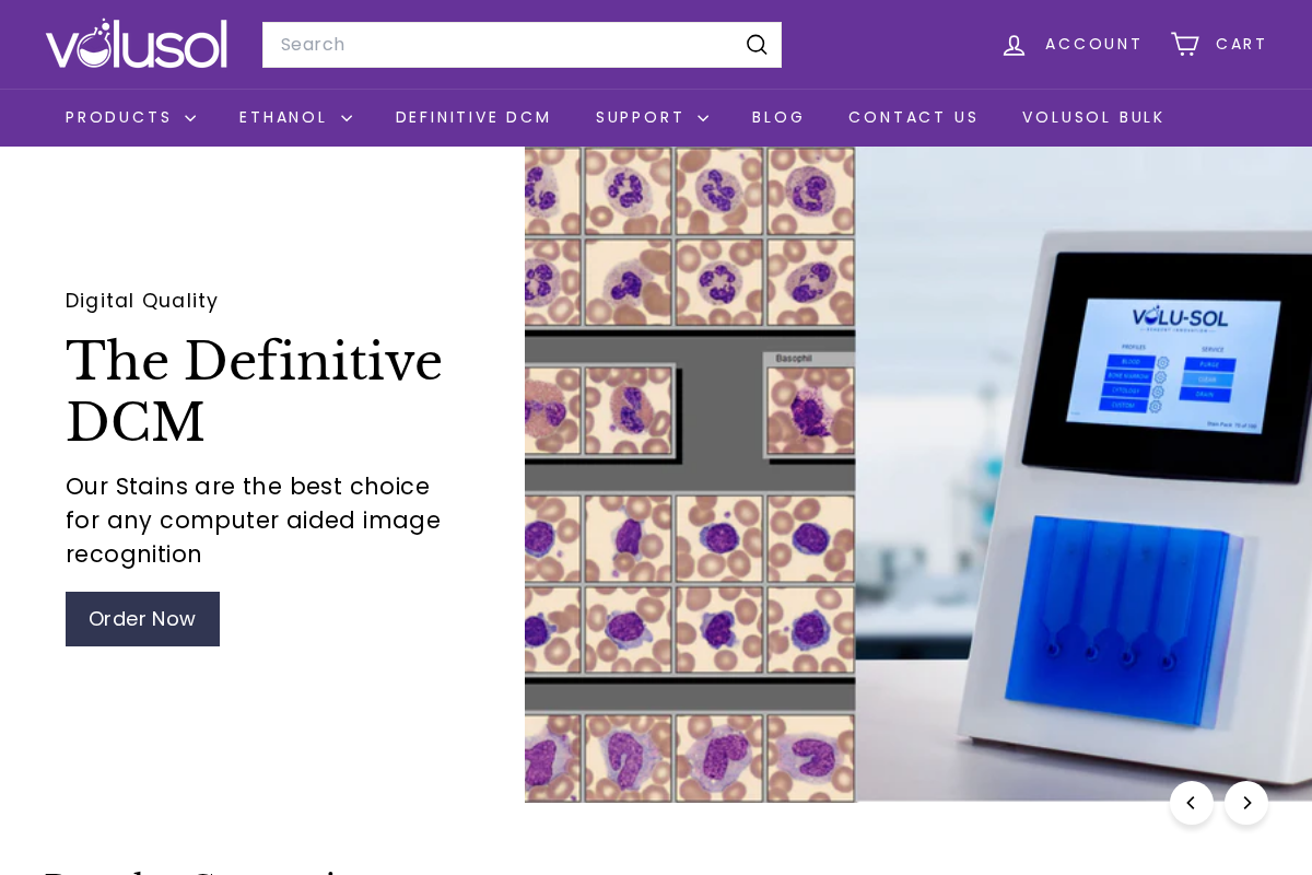 volusol.com homepage screenshot