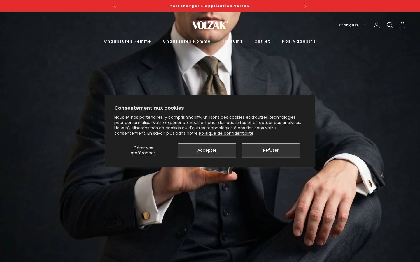 Volzak homepage screenshot