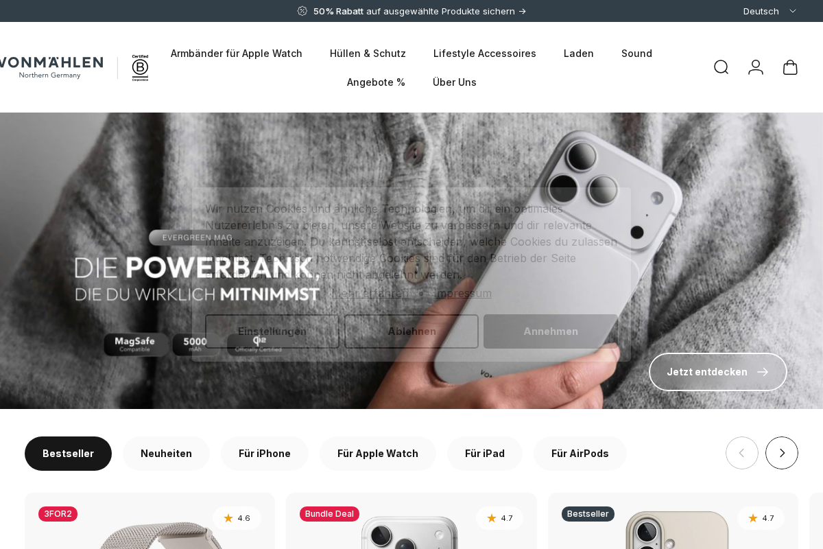 vonmaehlen homepage screenshot