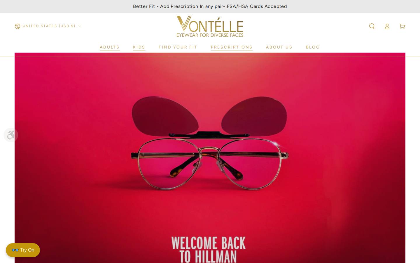 vontelle.com homepage screenshot
