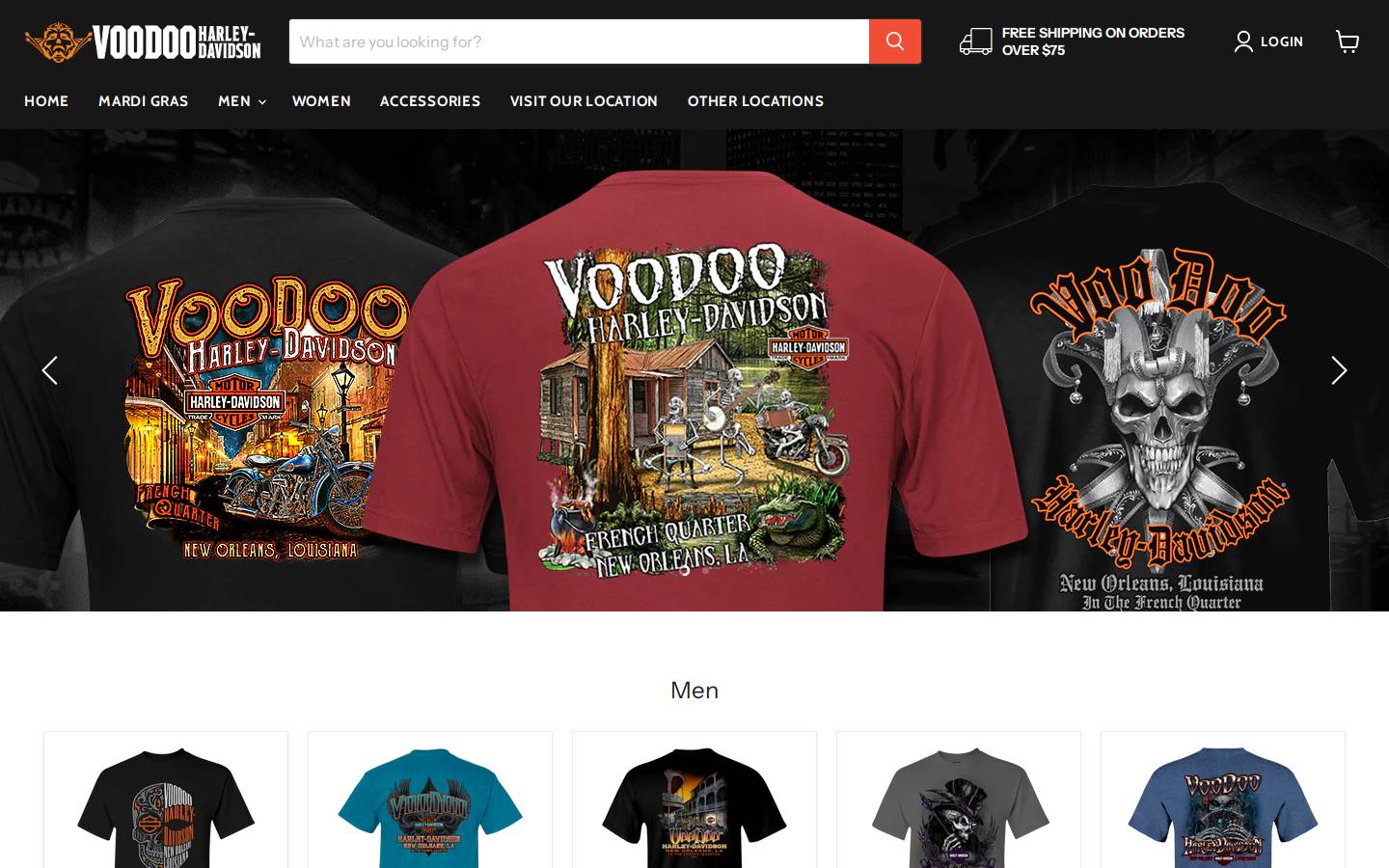 voodooh-d.com homepage screenshot
