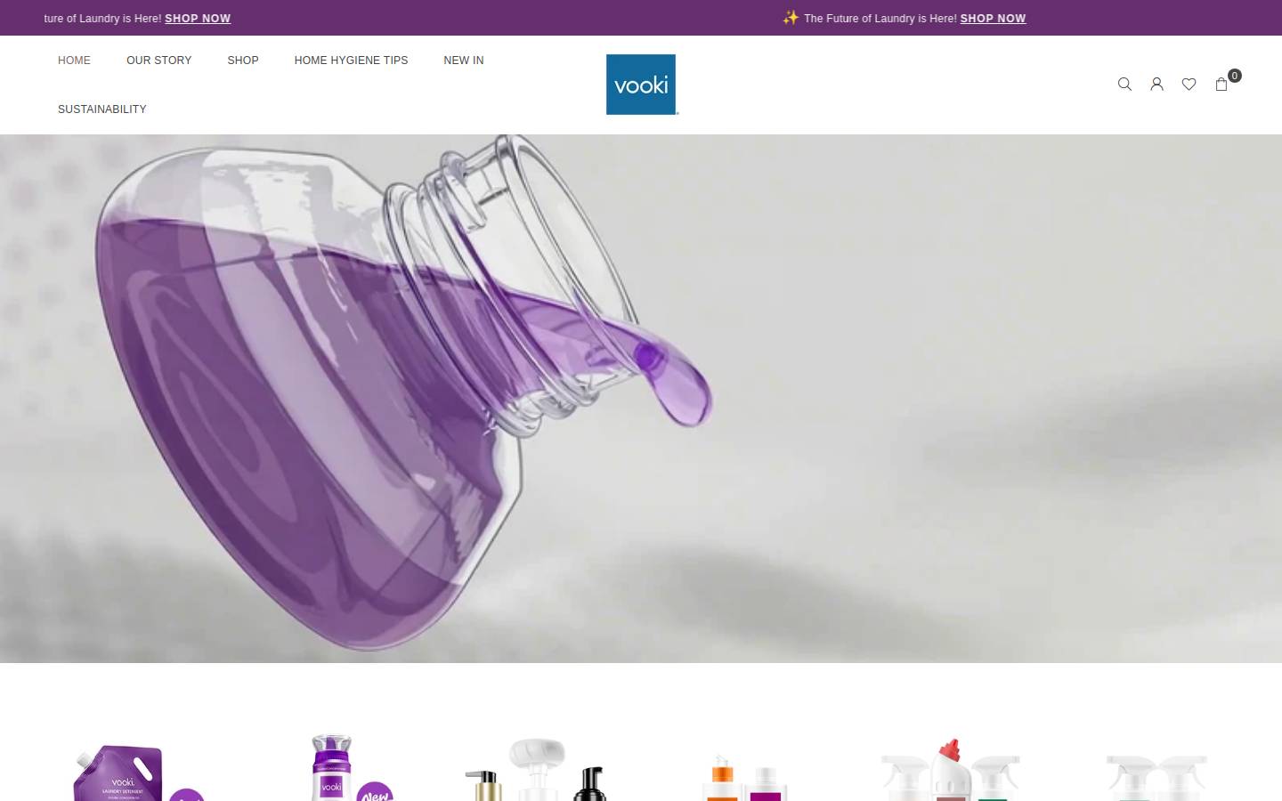 vooki.in homepage screenshot