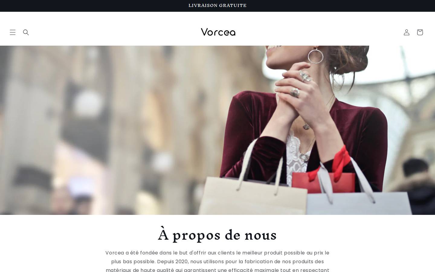 vorcea.com homepage screenshot
