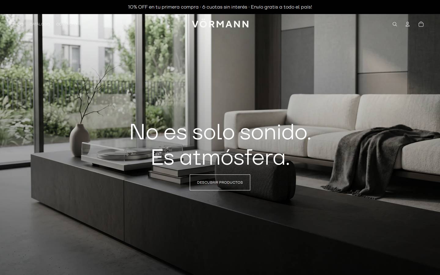 vormann-audio.com homepage screenshot