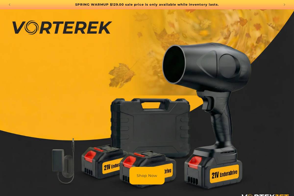 vorterek.com homepage screenshot