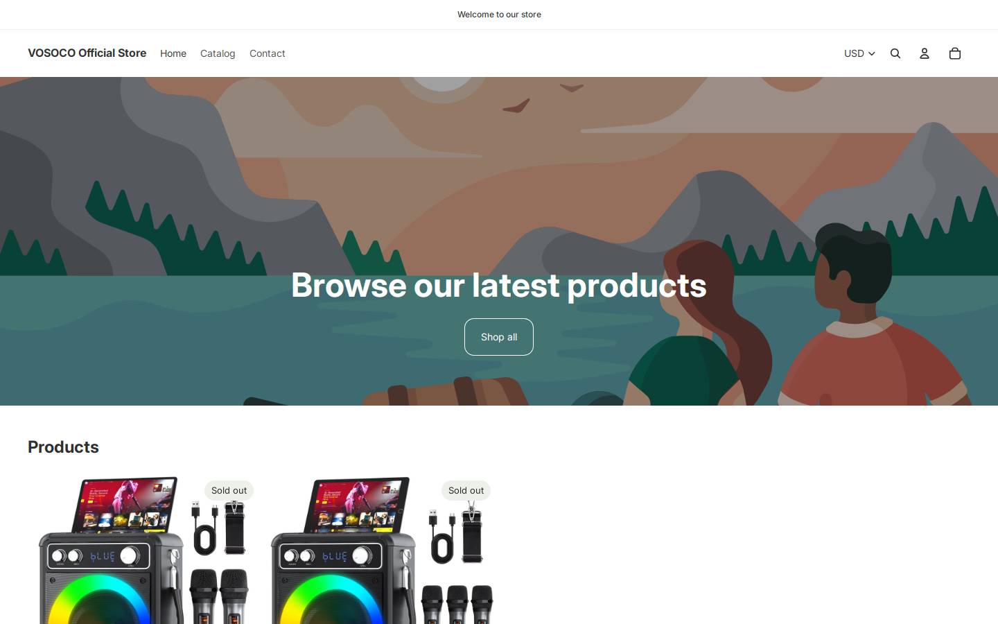 vosoco.net homepage screenshot