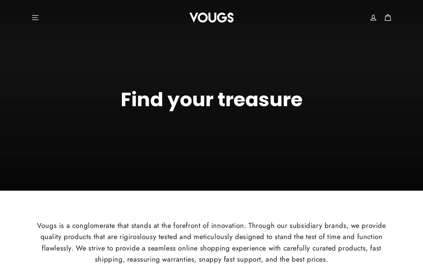 vougusa.com homepage screenshot
