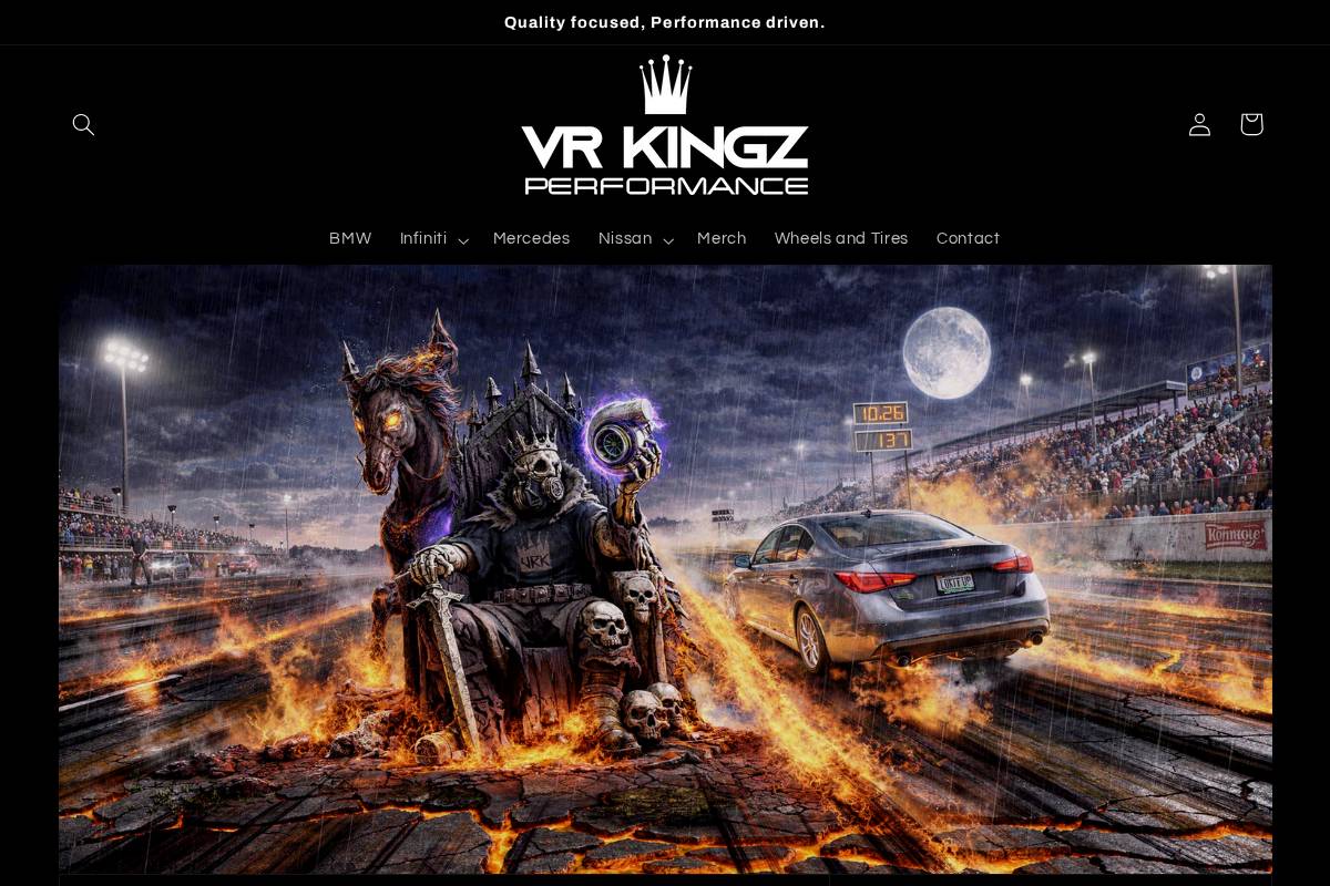 vrkingzperformance.com homepage screenshot