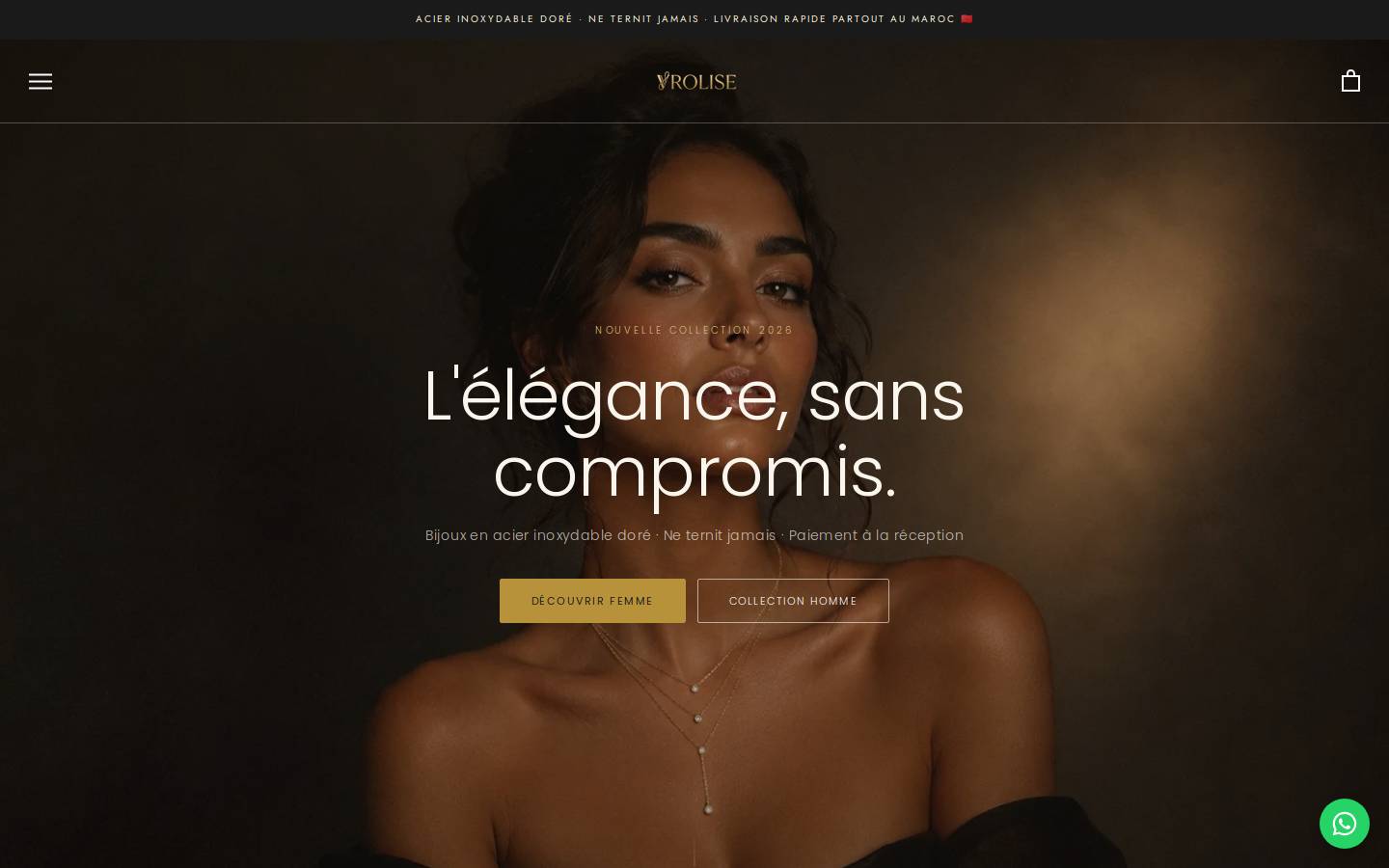 vrolise.ma homepage screenshot