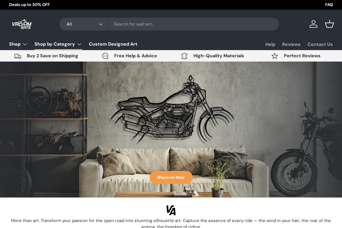 Vroomarts homepage screenshot