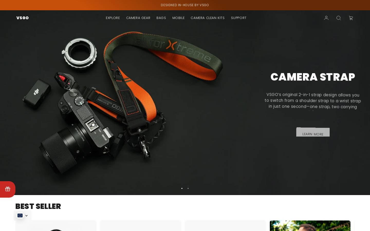 vsgotech.com homepage screenshot
