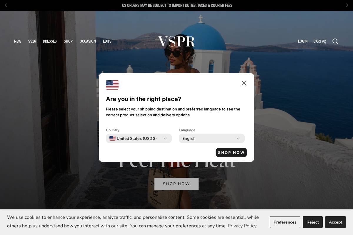 vsprofficial.com homepage screenshot