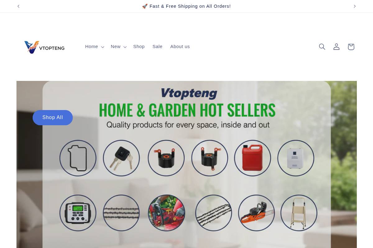Vtopteng homepage screenshot