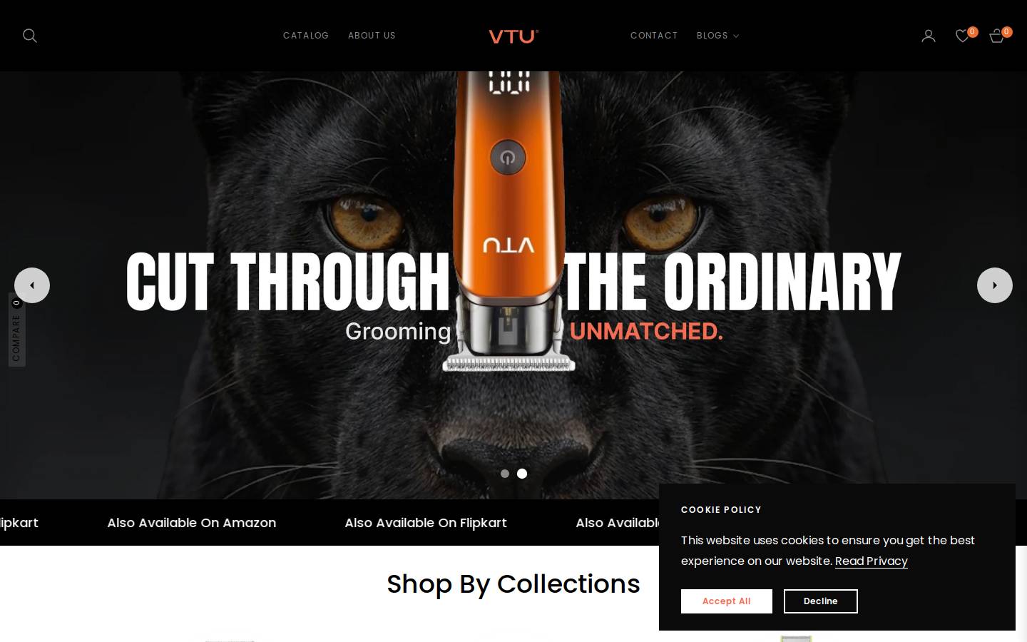 VTU OFFICIAL PVT. LTD homepage screenshot