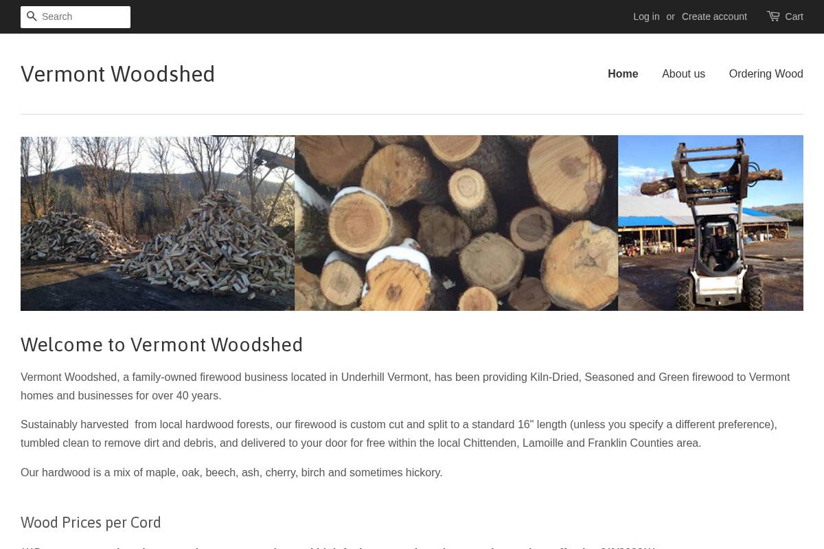vtwoodshed.net homepage screenshot