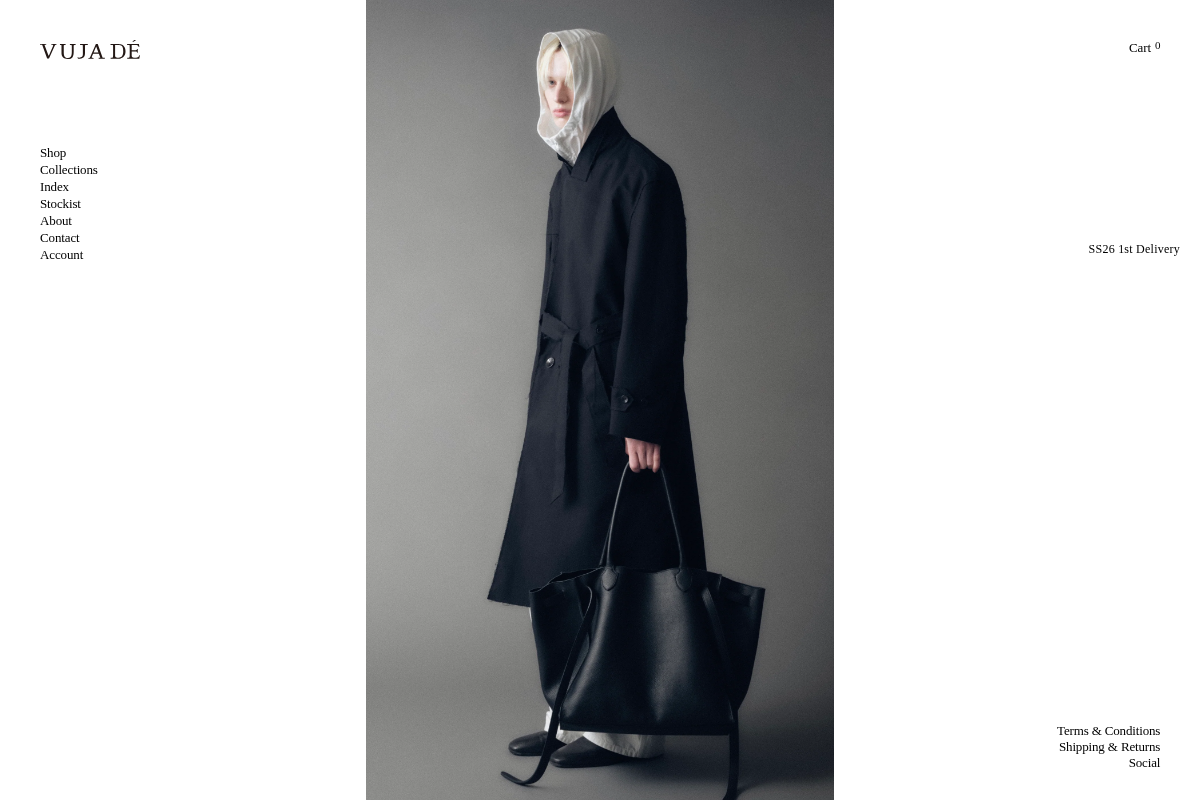 VUJA DÉ homepage screenshot