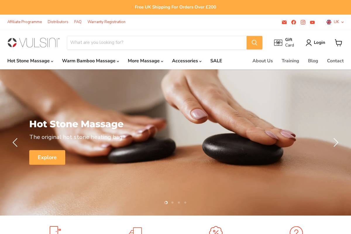 vulsini.com homepage screenshot