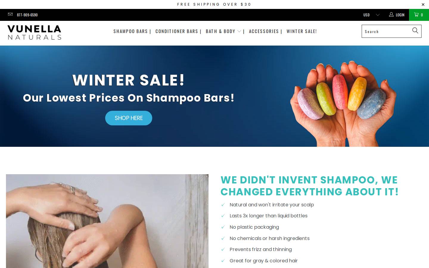 vunella.com homepage screenshot