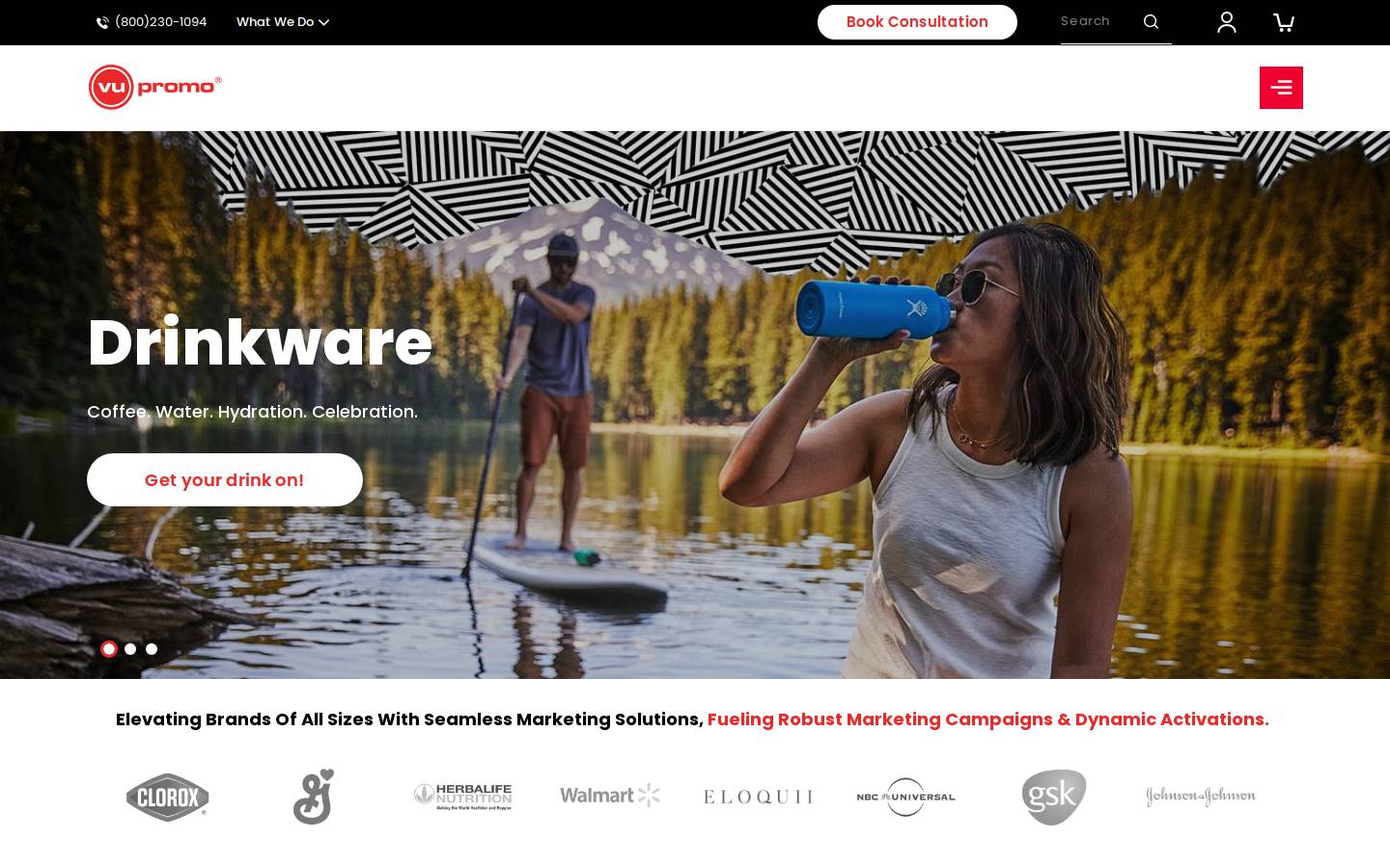 vupromo.com homepage screenshot