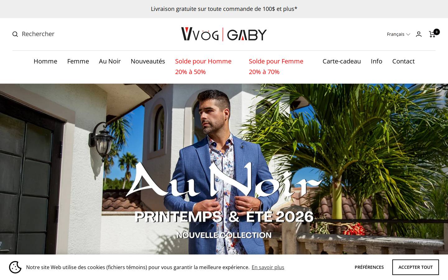 vvog.ca homepage screenshot
