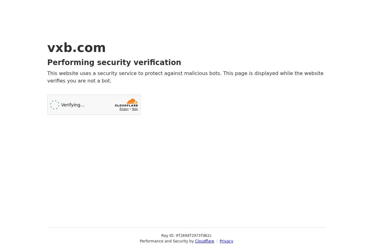 VXB.com Bearings homepage screenshot