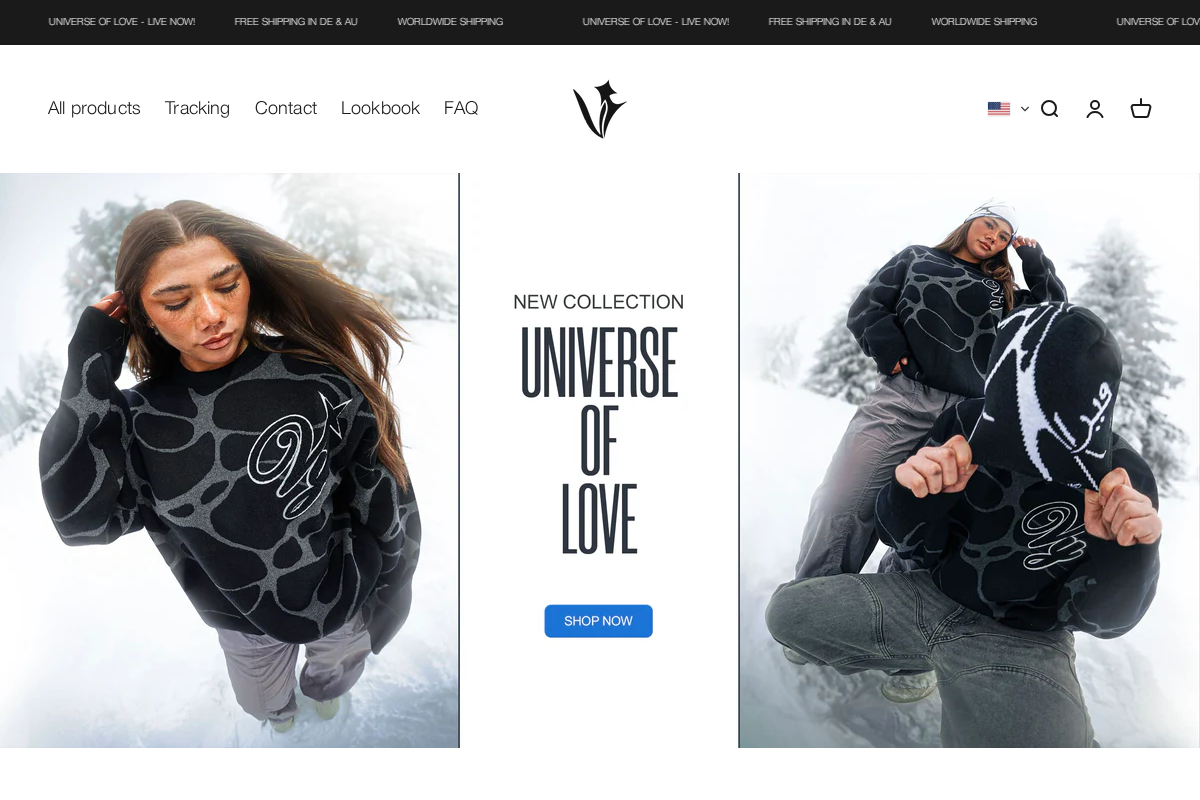 VYRA homepage screenshot