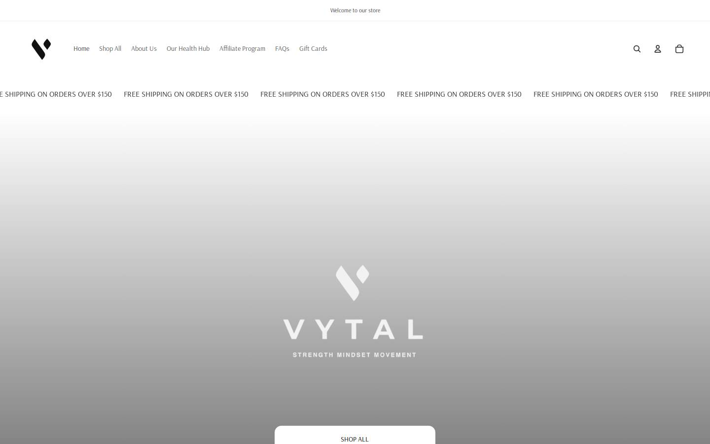 vytalmovement.com homepage screenshot