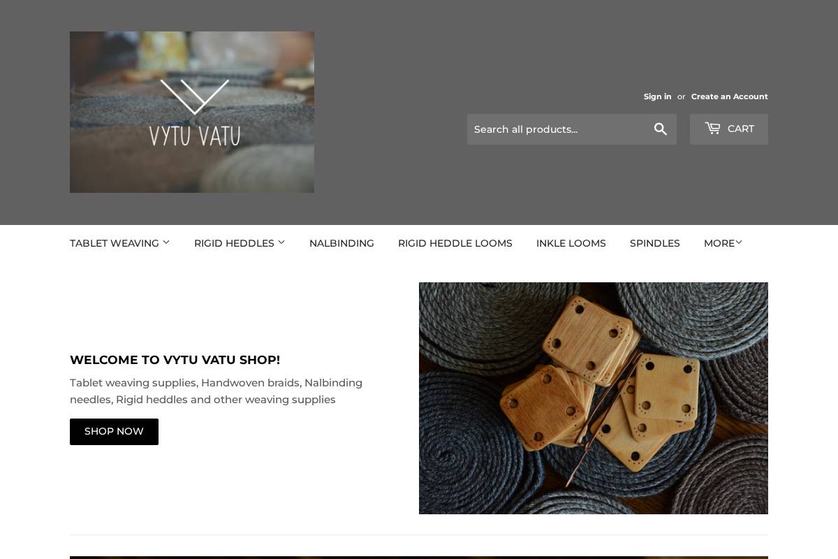 vytuvatu.com homepage screenshot